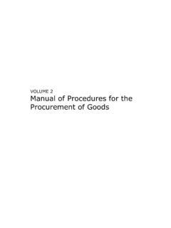 direct contracting gppb|VOLUME 2 Manual of Procedures for the Procurement of Goods .